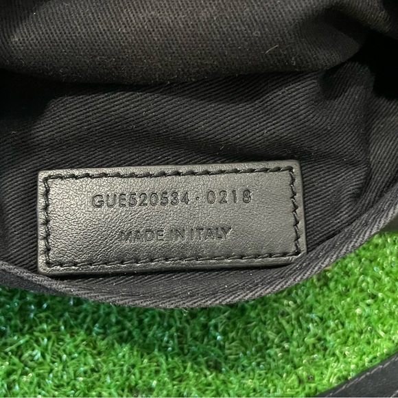 Saint Laurent Black Quilted Leather Camera Crossbody with Gold YSL - Picture 11 of 13